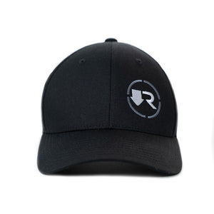 Down Range Classic Curved Snapback (Raven Black)