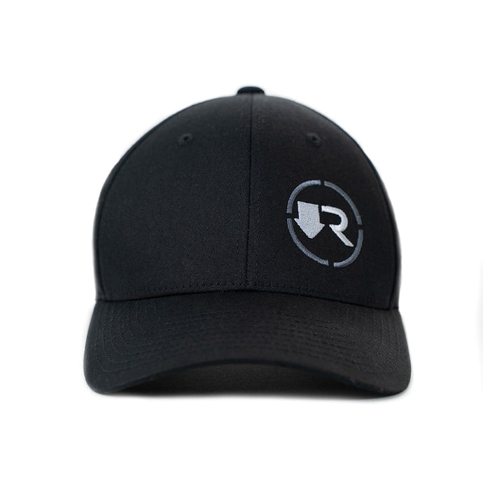 Down Range Classic Curved Snapback (Raven Black)