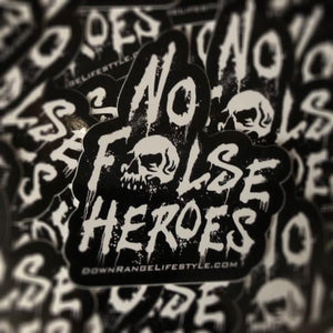 ‘No False Heroes’ Sticker